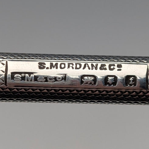 1921年 英国アンティーク 純銀製 つけペン ディップペン S Mordan